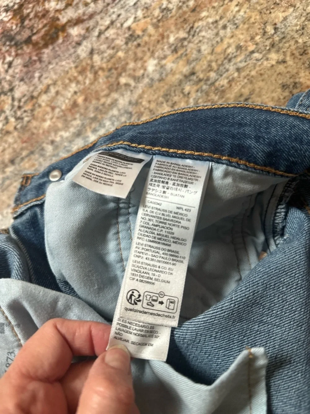 Levi's 505 Medium Blue Men's Straight Jeans